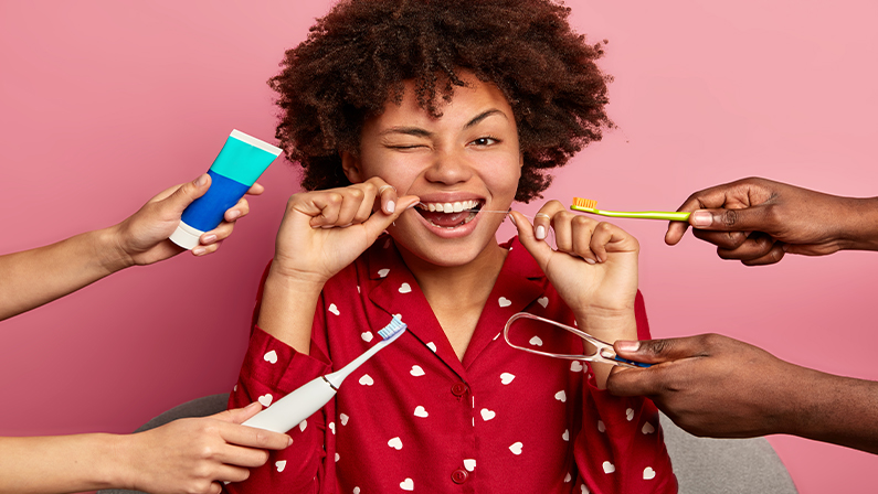 Preventing white spots on teeth
