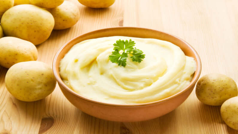 mashed potato food