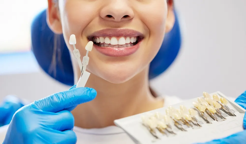 Dentist, cleaning and dental procedure for toothache in clinic